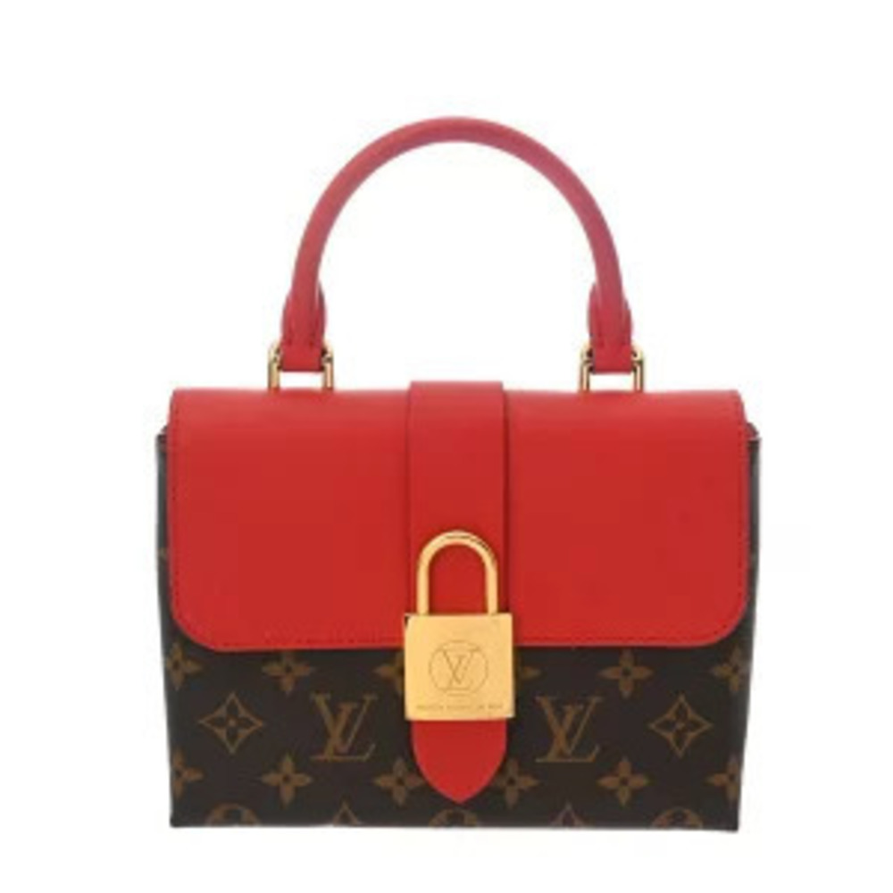 Louis Vuitton Monogram Locky Coquelicot Red Canvas Shoulder Bag